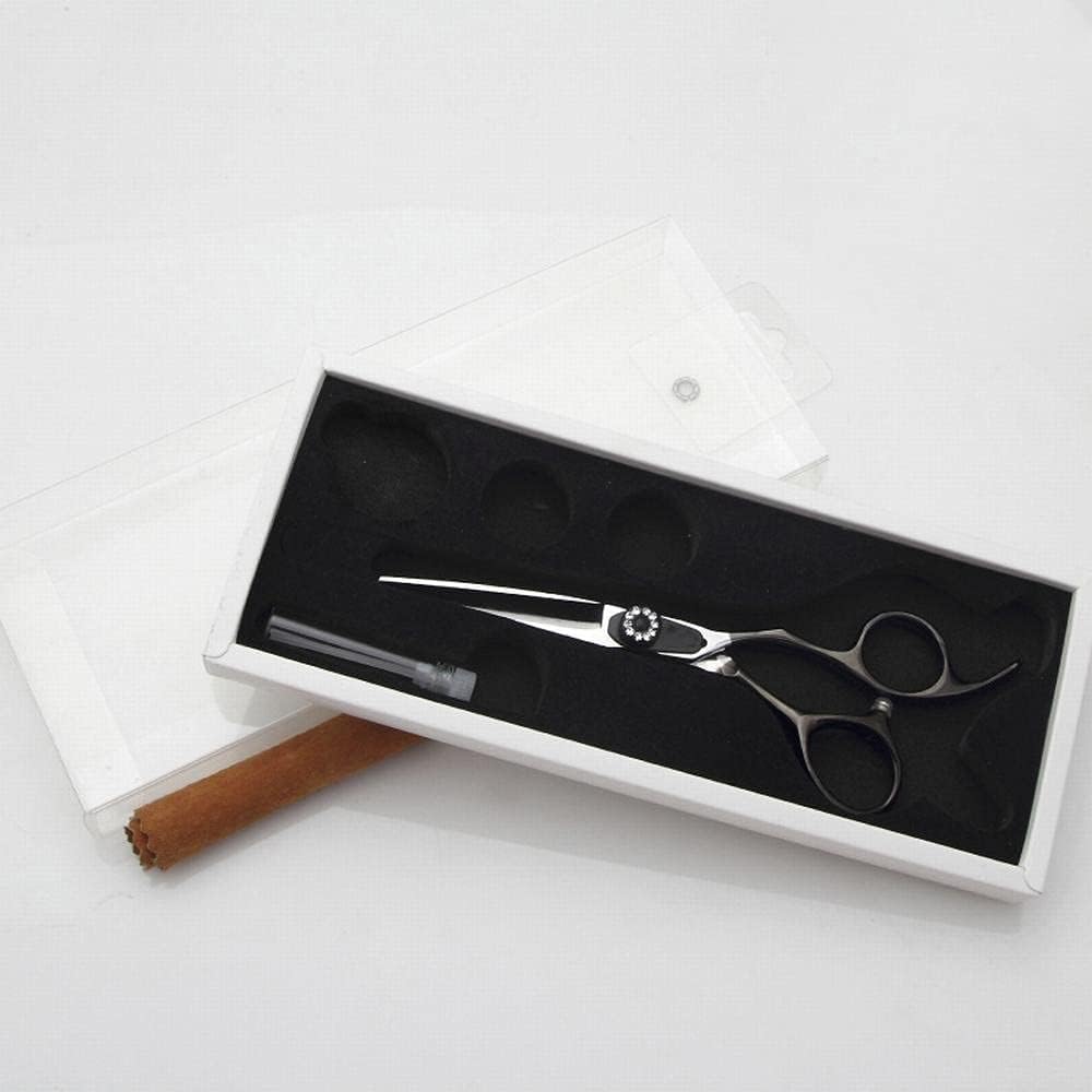 RWRAPS 5,5 Zoll professionelle Haarschnitt-Flachschere, spezielle Friseurschere (Farbe: Schwarz) (Schwarz) 4 - beautyhautnah.de