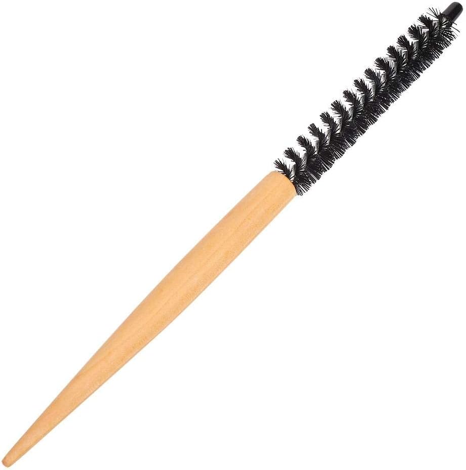 Kleine runde Haarbürste, krulborstel round wooden brush professionelle Friseur Kamm Lockenwickler Bürste Make-up Kamm neckende Bürste Haarstyling Werkzeug Zubehör für Beauty Solon oder Haushalt(16#) 8 51GLMe7QKGL. AC SL1001 - beautyhautnah.de