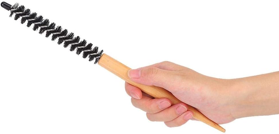 Kleine runde Haarbürste, krulborstel round wooden brush professionelle Friseur Kamm Lockenwickler Bürste Make-up Kamm neckende Bürste Haarstyling Werkzeug Zubehör für Beauty Solon oder Haushalt(16#) 7 51gejrk7B6L. AC SL1001 - beautyhautnah.de