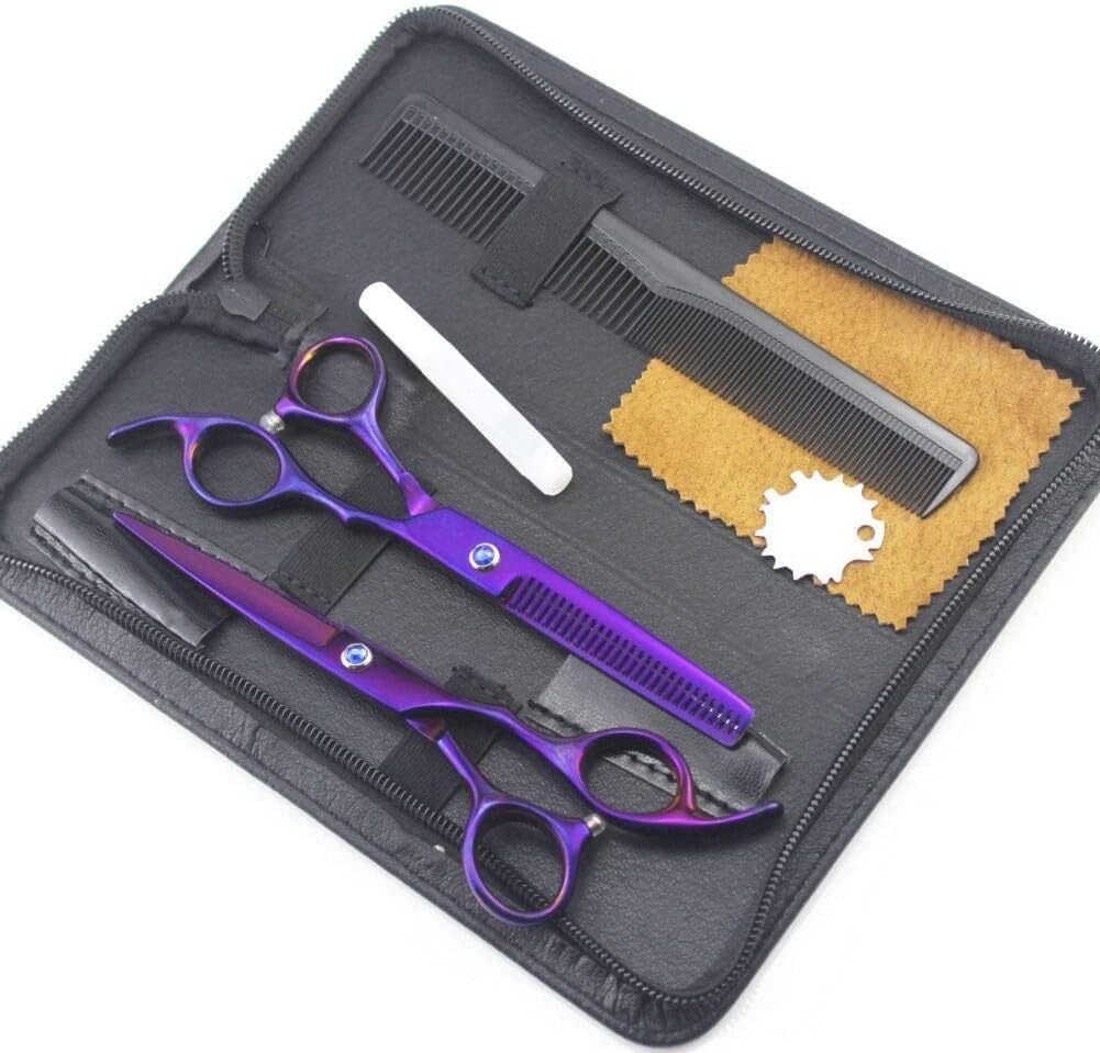 Professionelle 6-Zoll-Friseurschere aus Japan 440c, Effilierschere, Schere mit gerader Kante und Chunker-Schere für den Friseur- oder Heimgebrauch 3 616AYrBJZhL. AC SL1001 - beautyhautnah.de