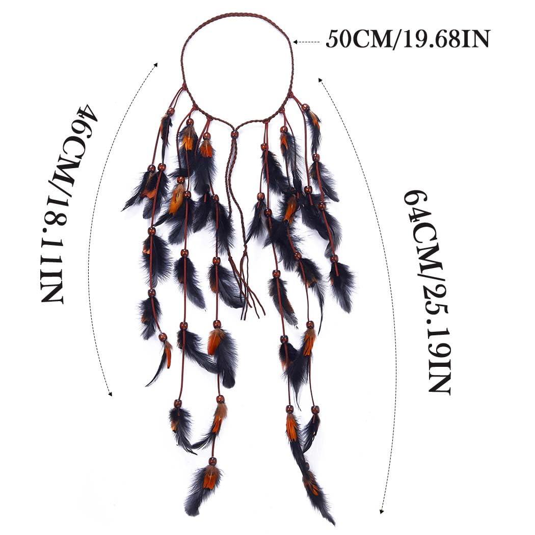 Reaky Feder-Stirnband, Boho-Kopfschmuck, indische Feder-Stirnbänder, Haarteil, Schmuckzubehör für Damen 6 618Yfl7nvDL. SL1050 - beautyhautnah.de