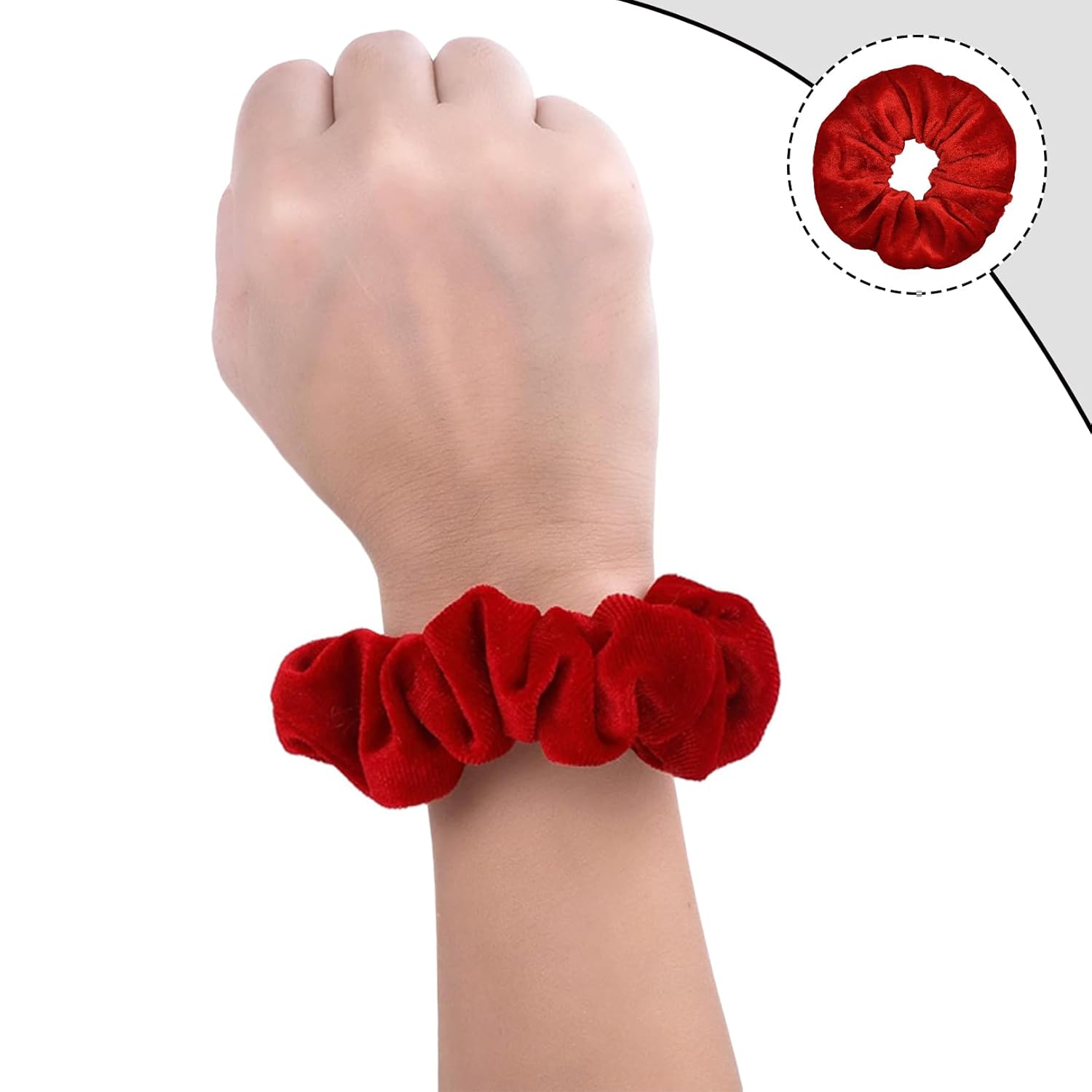 4 Stück Haargummi,Haargummis Rot,Scrunchies Haargummi Samt Groß,Haargummis Scrunchies Samtstoff,Haar Dickes Elastische Haarbänder Pferdeschwanz,Stirnband Accessories,Haarschmuck für Damen und Mädchen 5 61CYk2vCqpL. SL1500 - beautyhautnah.de