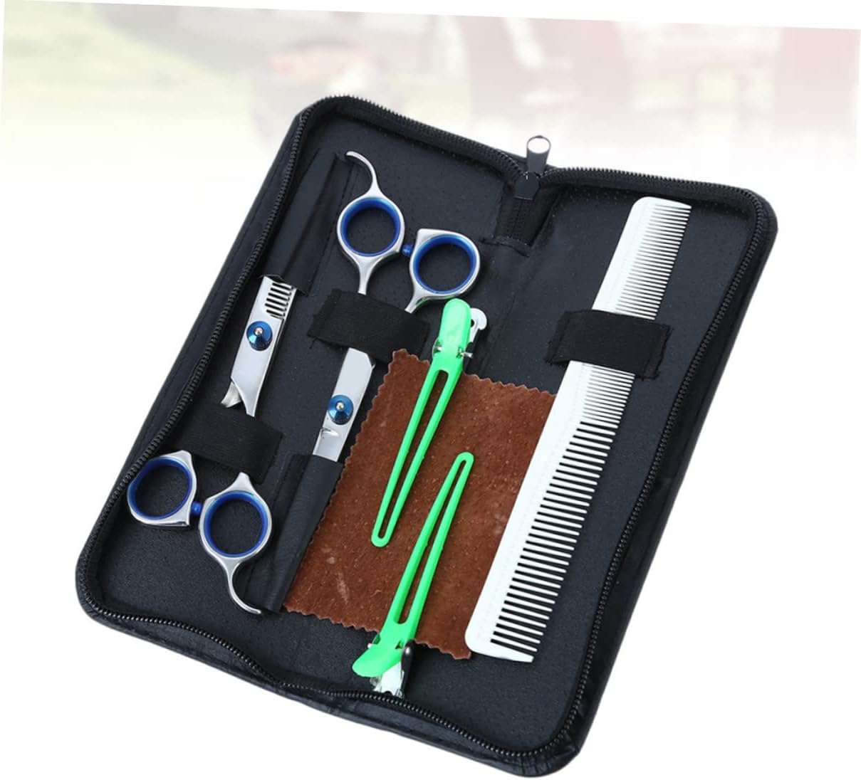 SAFIGLE 1Satz Friseurscheren Set Professionelle Haarschnittschere Effilierschere Zubehör Teilig Gerade Zahnschere Haarnadeln Farbvariationen 7 61bBoyCbhbL. AC SL1244 - beautyhautnah.de