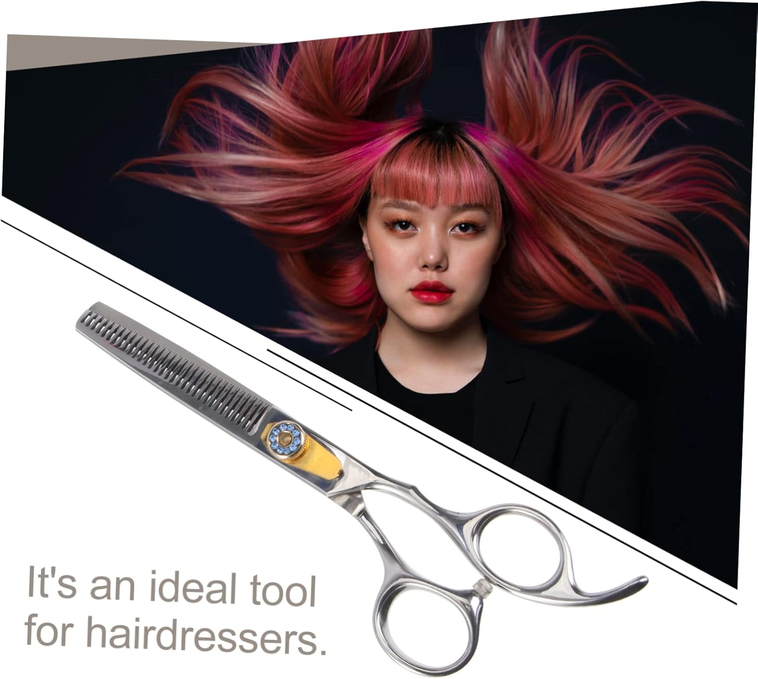 minkissy 2 Stk Haarschere gerade Trockenschneideschere professionelle Friseurschermaschinen professionelle Haarschere Friseurschere Salonschere einstellen 3 61rwBZOE3eL. AC SL1500 - beautyhautnah.de