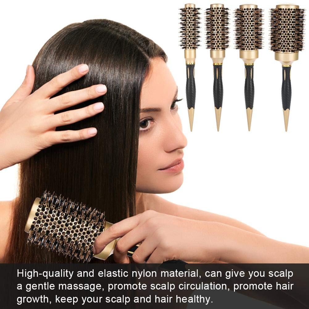 4 in 1 Runde Bürsten für Föhnen professionelle Anion Antistatische Große Haarbürsten Salon Styling Kamm Gold & Schwarz (4 x Haarbürste) 2 61tNXBTqZdL. SL1001 - beautyhautnah.de