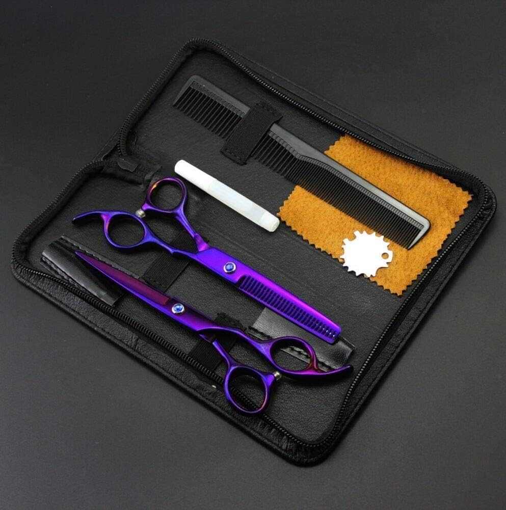 Professionelle 6-Zoll-Friseurschere aus Japan 440c, Effilierschere, Schere mit gerader Kante und Chunker-Schere für den Friseur- oder Heimgebrauch 2 61ylJ eDc1L. AC SL1001 - beautyhautnah.de