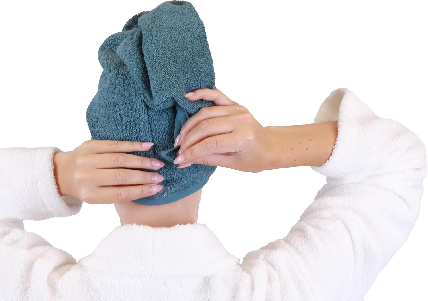 Betz 1 Stück Turban Handtuch 100% Baumwolle Turbantuch - Haar Turban - Frottier Kopfhandtuch - Farbe taubenblau 2 71A0ibMvLCL. AC SL1500 - beautyhautnah.de