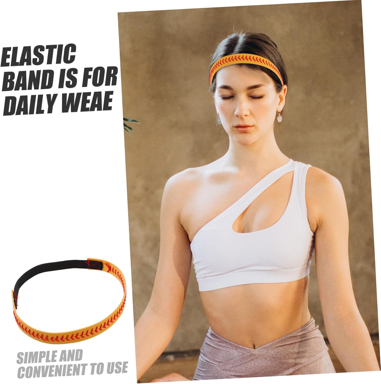 VALICLUD Sport Haargürtel Elastisch Kühlzubehör Schweißband Kopf Mädchen Accessoire Haarbänder Frau Baseball Softball Haar Gelb Leder 3 71aVFogP4YL. AC SL1500 - beautyhautnah.de