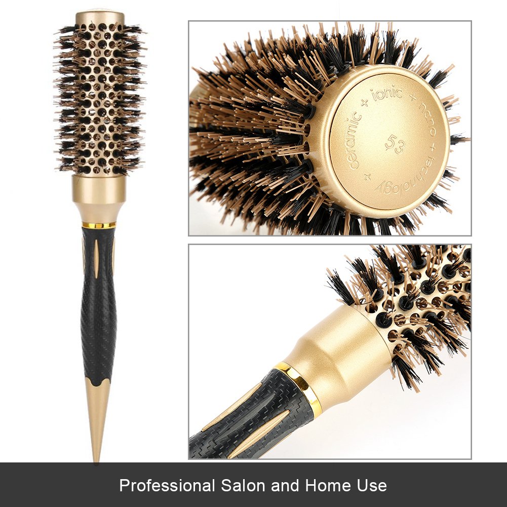 4 in 1 Runde Bürsten für Föhnen professionelle Anion Antistatische Große Haarbürsten Salon Styling Kamm Gold & Schwarz (4 x Haarbürste) 8 71pGUCFsiIL. SL1001 - beautyhautnah.de