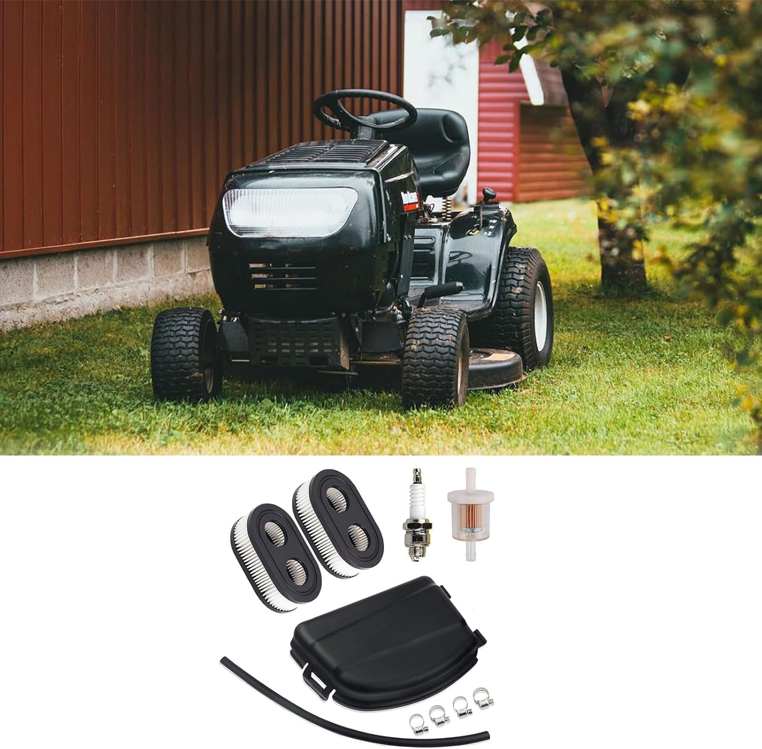 NPXUAMTJ Langlebiger Grasschneider Filter Set Rasenmäherluftfilterluftluftreiniger Abdeckung Langlebige Ersatzteile Für 594106 595658 8 710Vd0L7XvL. AC SL1500 - beautyhautnah.de
