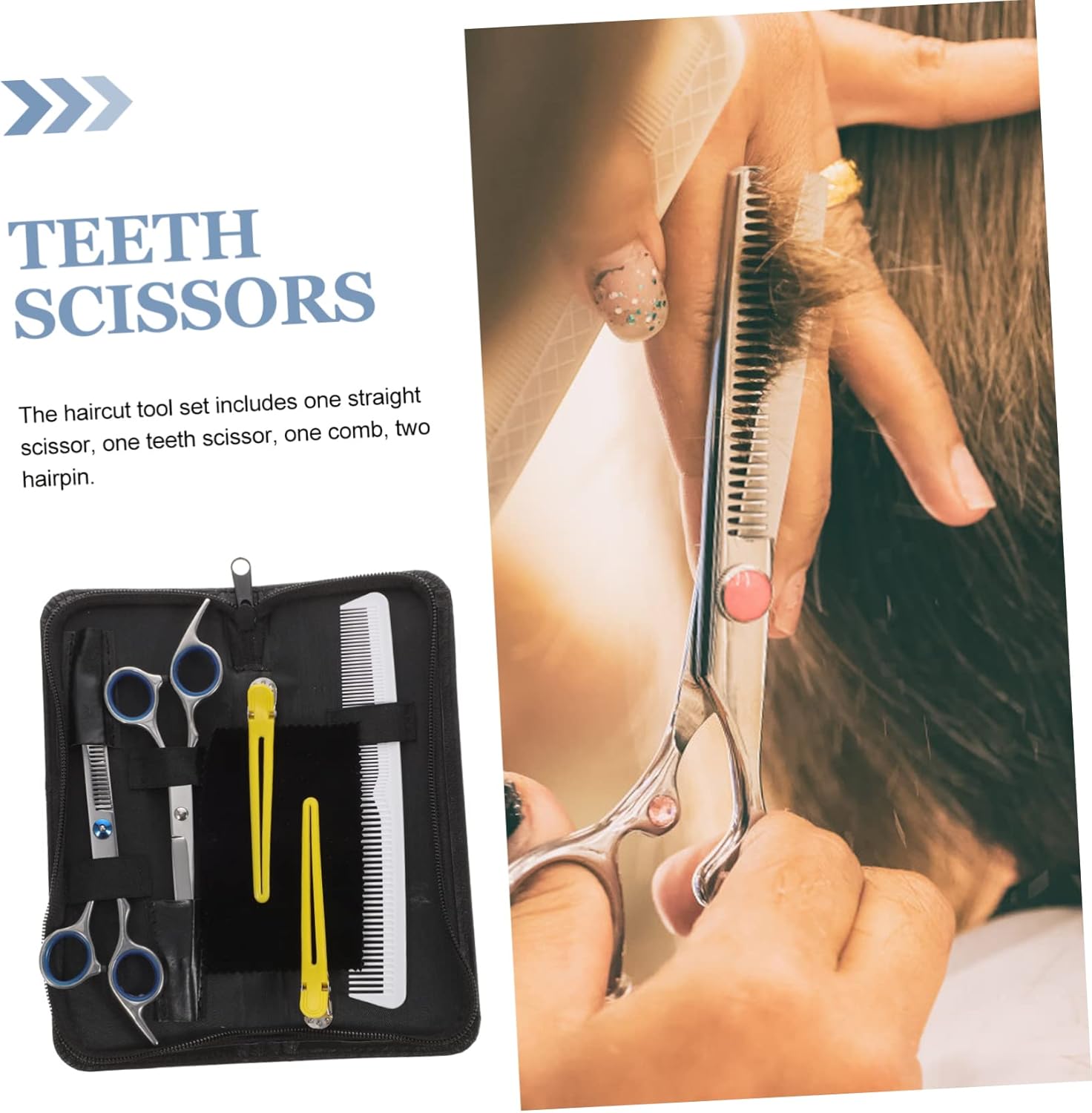 SAFIGLE 1Satz Friseurscheren Set Professionelle Haarschnittschere Effilierschere Zubehör Teilig Gerade Zahnschere Haarnadeln Farbvariationen 5 71Mc6heCgKL. AC SL1500 - beautyhautnah.de