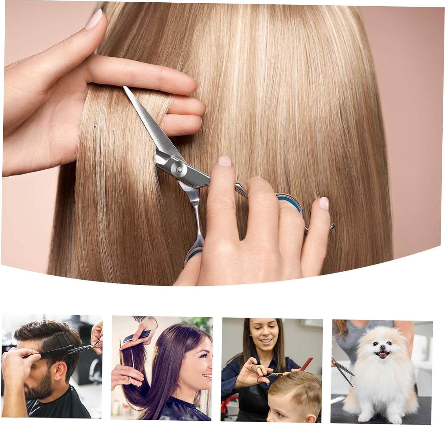 SAFIGLE 1Satz Friseurscheren Set Professionelle Haarschnittschere Effilierschere Zubehör Teilig Gerade Zahnschere Haarnadeln Farbvariationen 4 71gWPf0aSDL. AC SL1500 - beautyhautnah.de